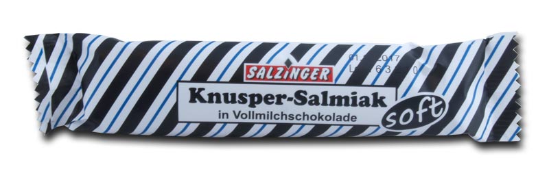 Knusper Salmiak Riegel Vollmilch