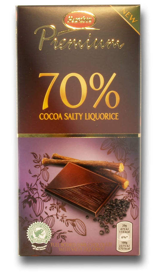 Marabou 70% Salty Liquorice