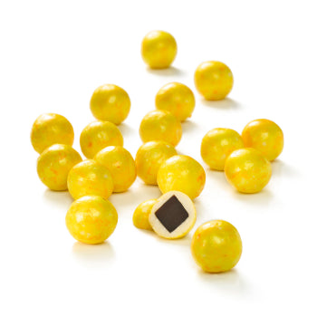Lakritzkugel Zitrone