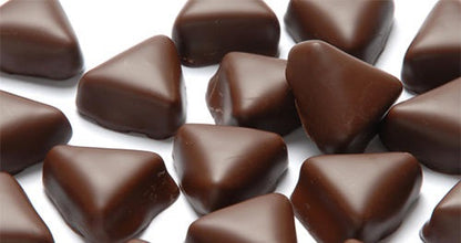 Salmiak-Dreiecke in Vollmilch Schokolade