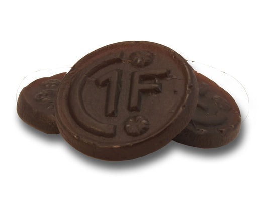 Lakritzmünzen ohne Zucker